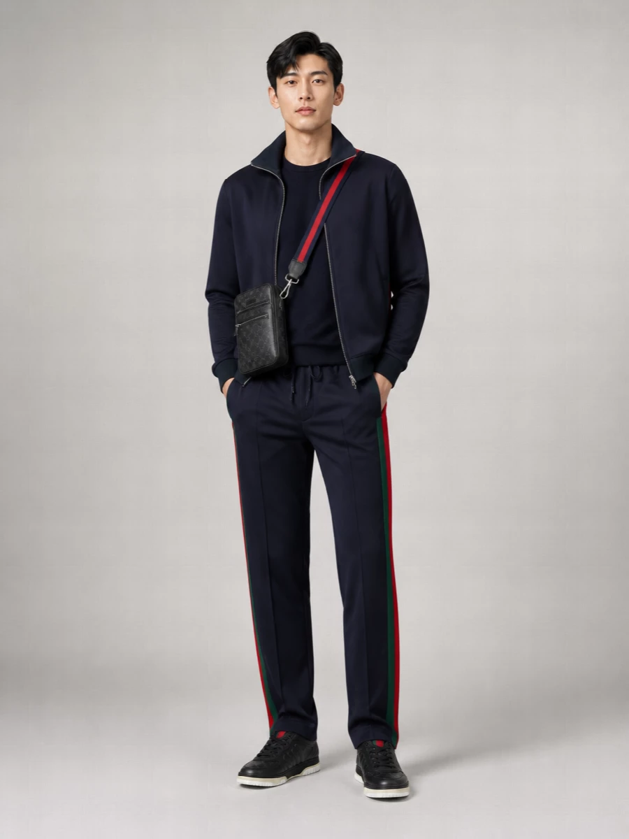 Gucci Leather Low-Top Sneakers
