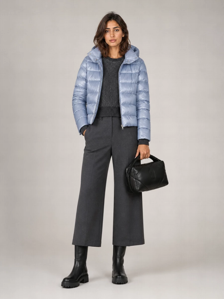Herno Down Hooded Quilted Puffer Jacket
