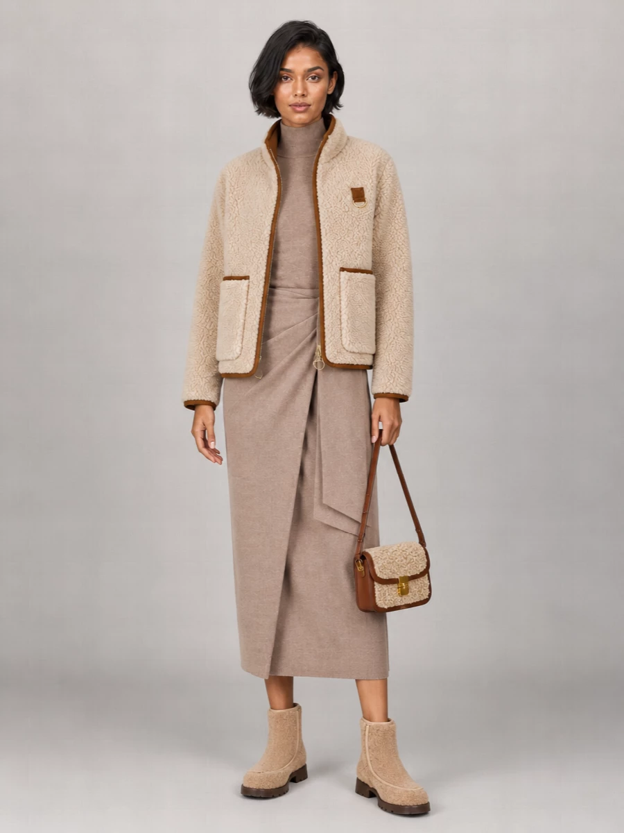 Barbour Faux Fur Coat
