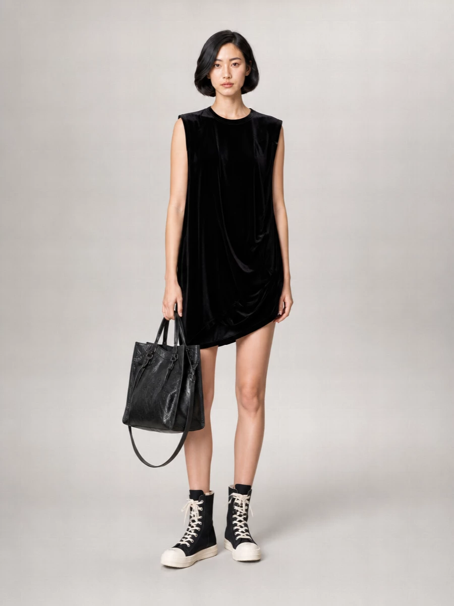 Balenciaga Le City Mini Leather Shoulder Bag