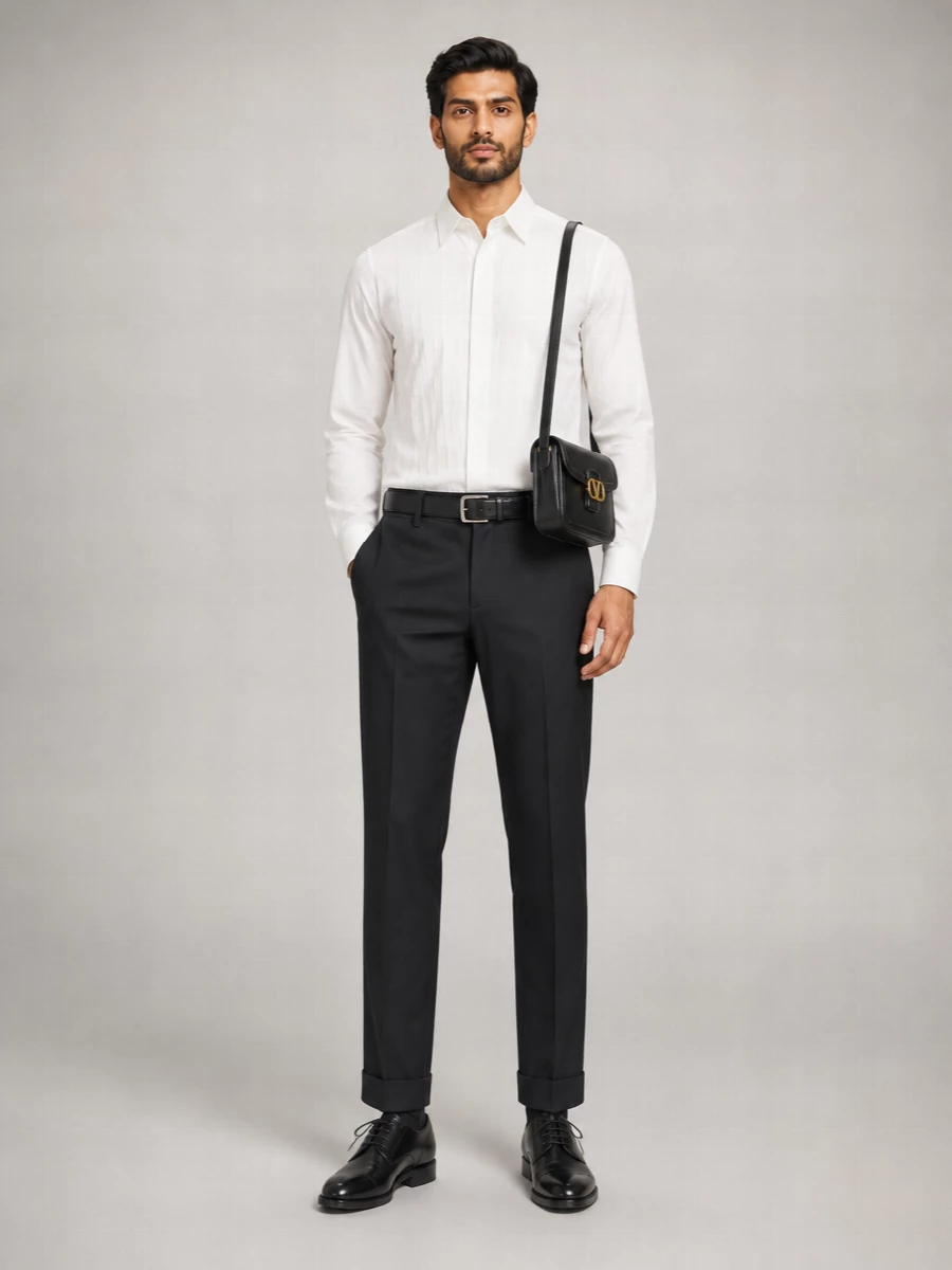 Valentino Garavani Virgin Wool Tailored Trousers