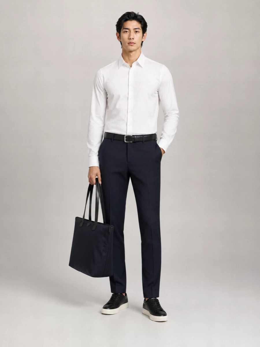 Emporio Armani Straight-Leg Trousers