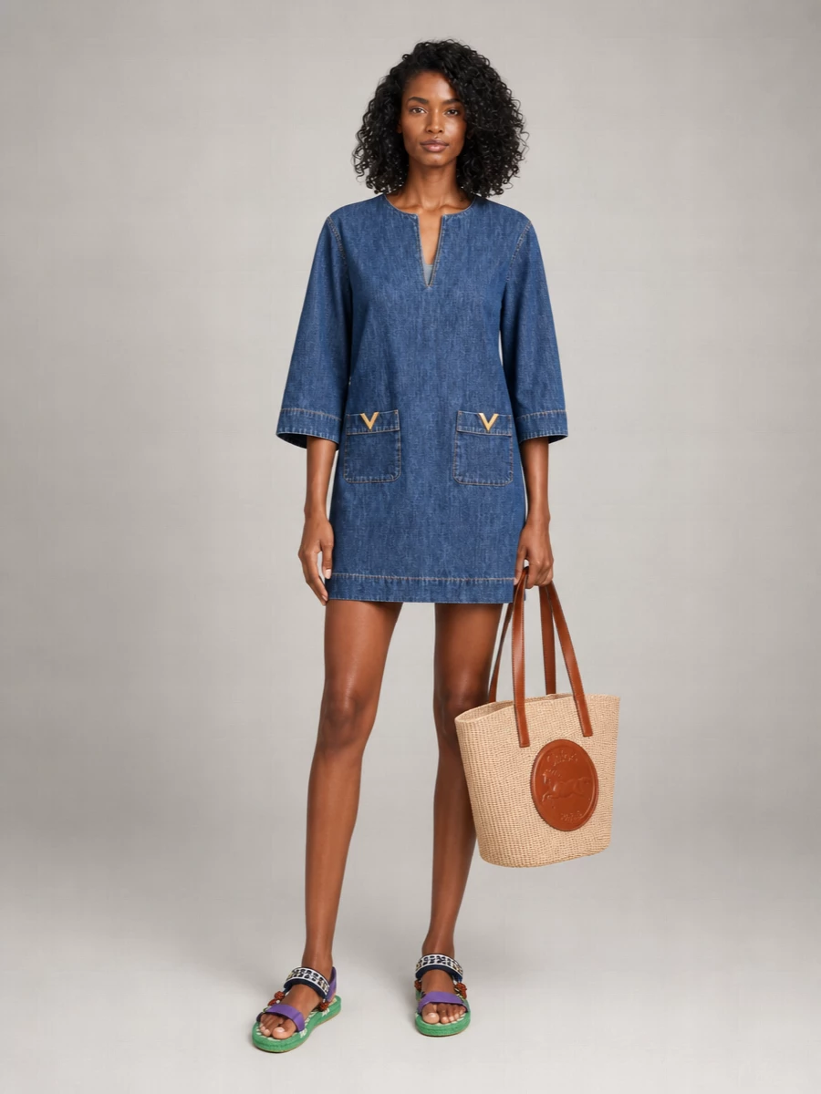Valentino Garavani Embroidered Fabric Sandals