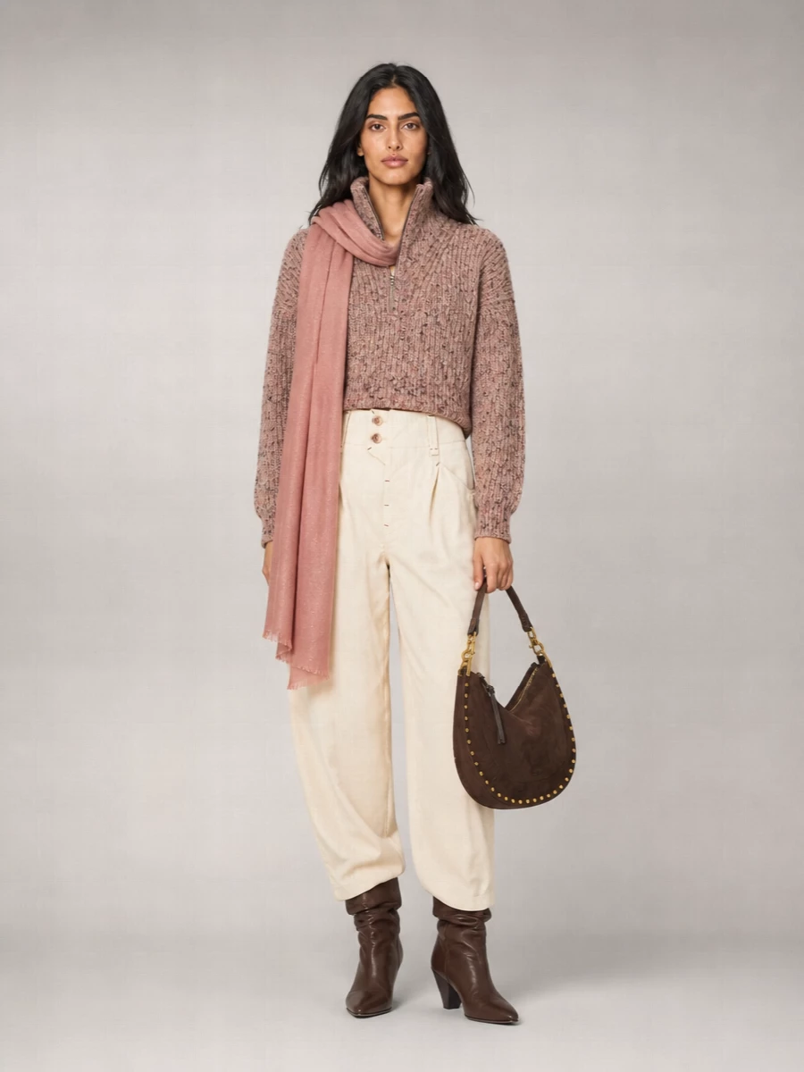Isabel Marant Etoile Multicolor Alpaca-Blend Sweater