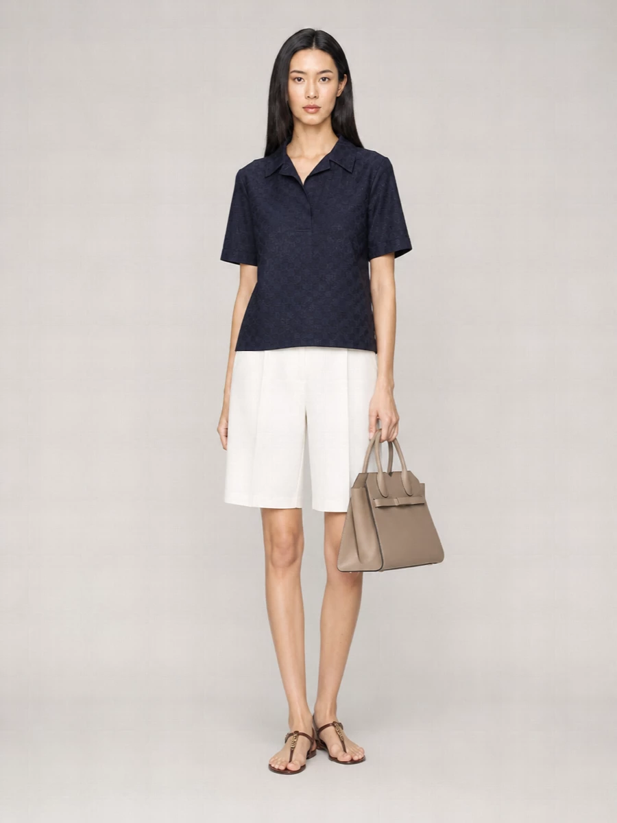 Valextra Mini Calf Leather Tote Bag