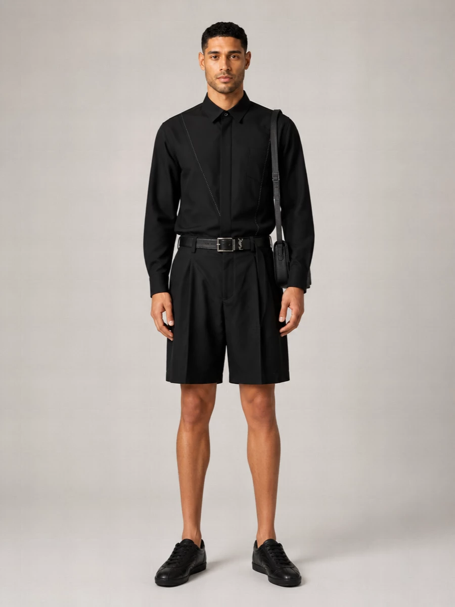 Sacai Cotton Tailored Shorts