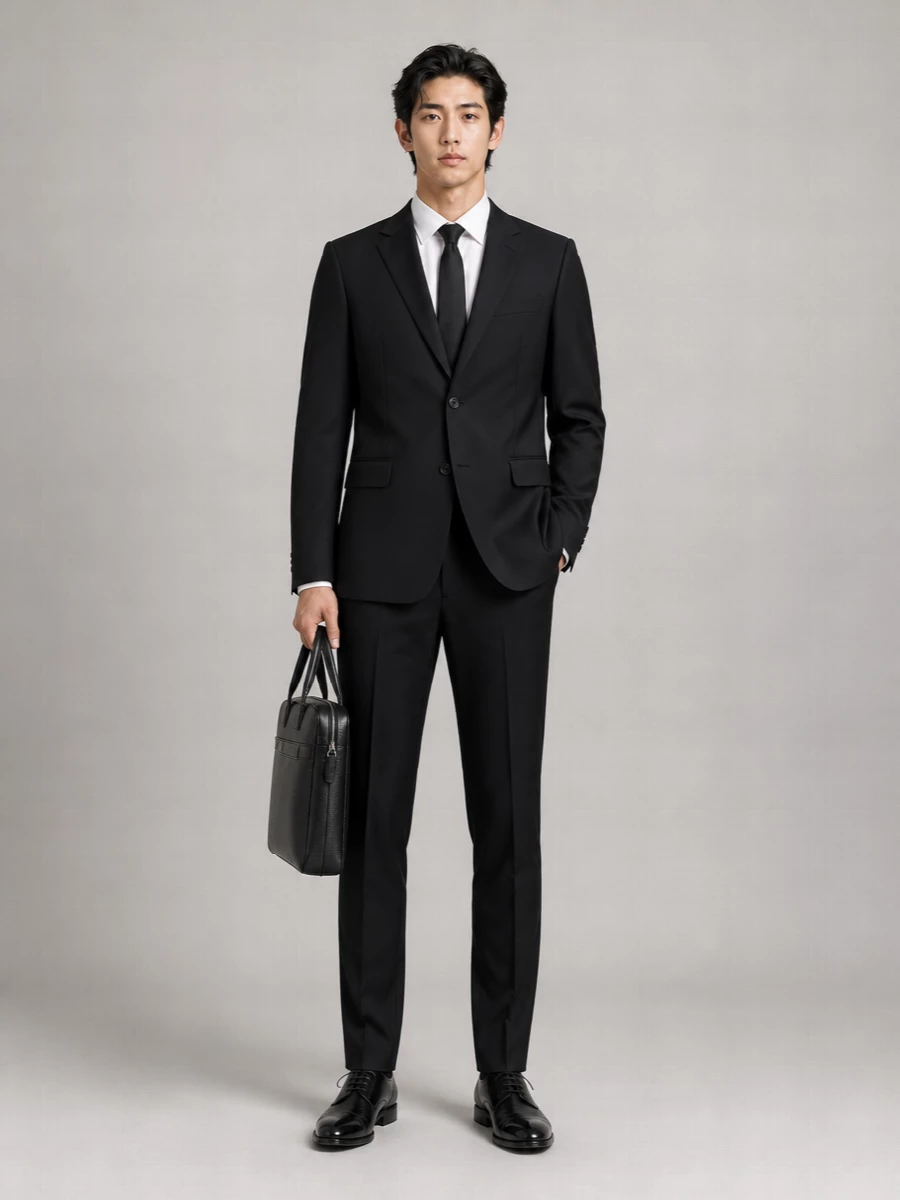 Ferragamo Leather Briefcase