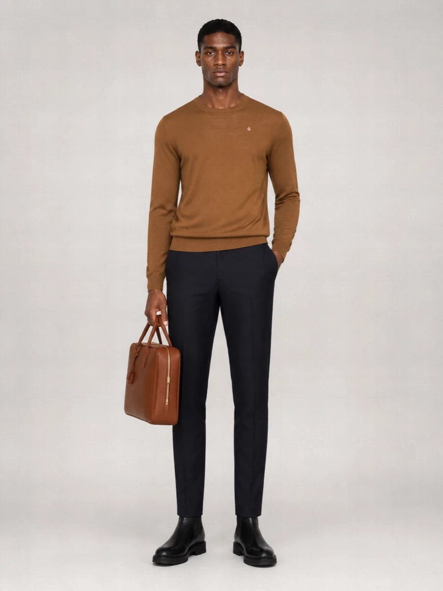 Saint Laurent Leather Briefcase
