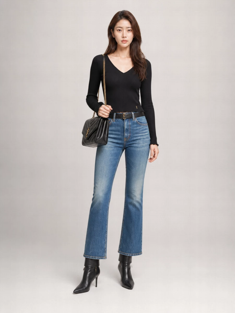 Saint Laurent Leather Ankle Boots
