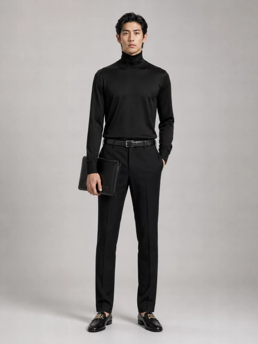 Dolce&Gabbana Wool Silk Tailored Trousers