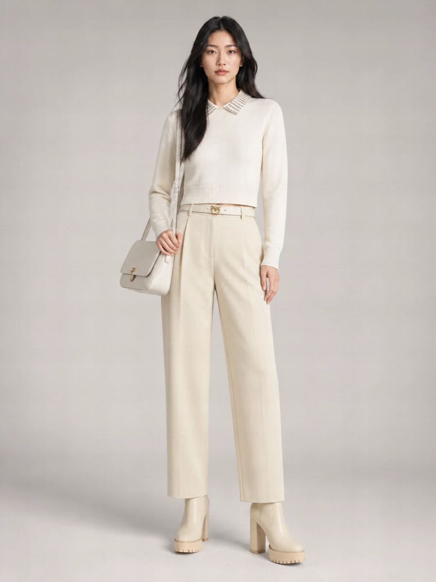 Pinko Leather Love Berry Belt