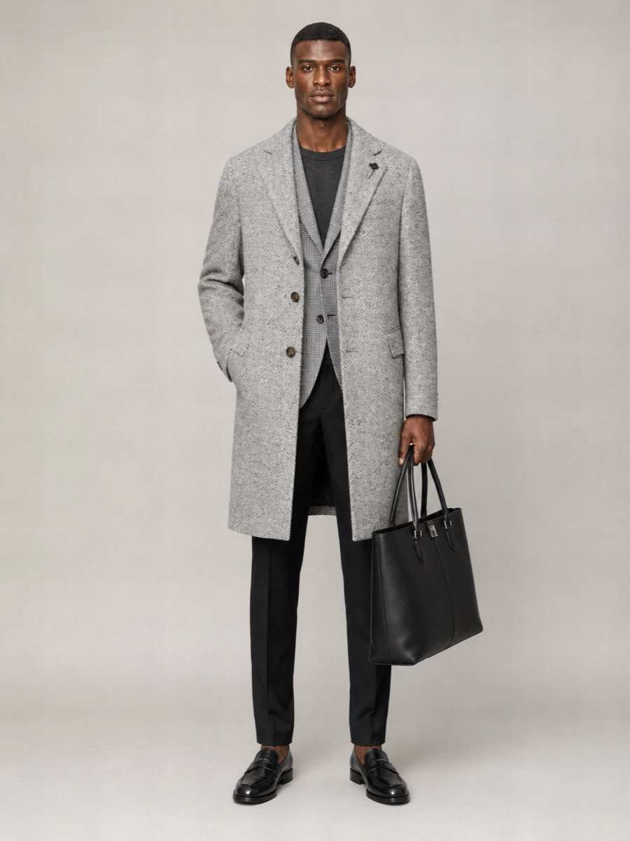 Fendi Calf Leather Large Peekaboo Briefcase