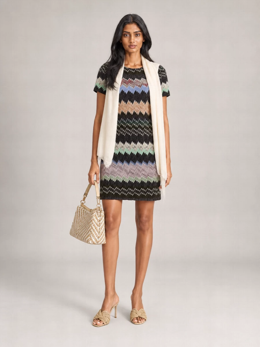 Missoni Embroidered Mini Dress