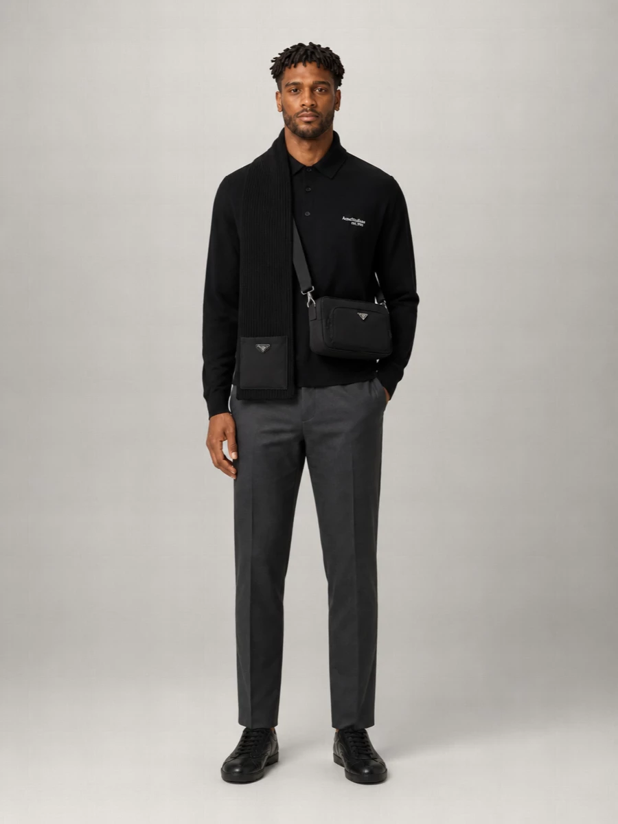 Acne Studios Wool Polo Sweater