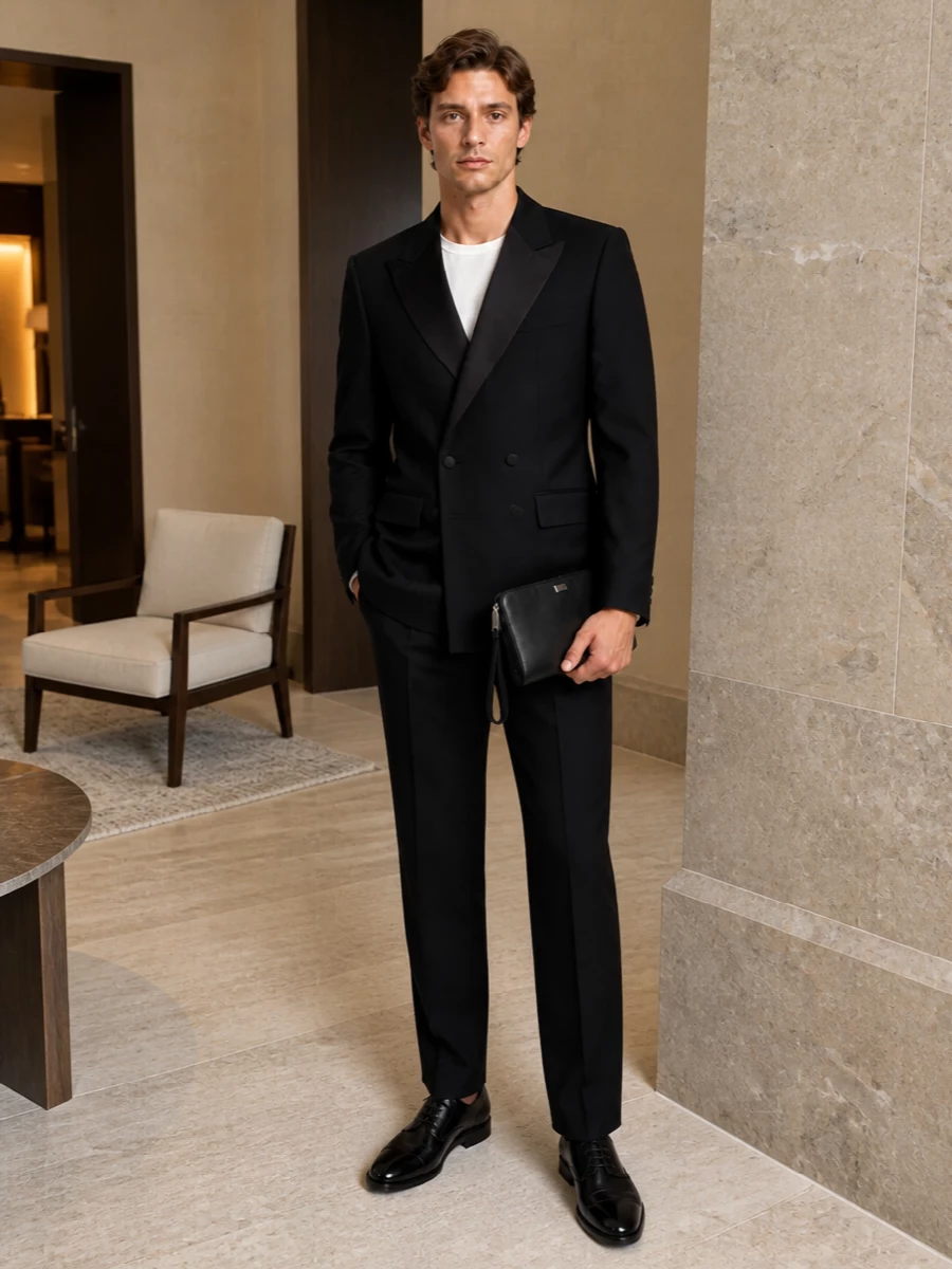 Dior tuxedo dolce gabbana trousers churchs oxfords