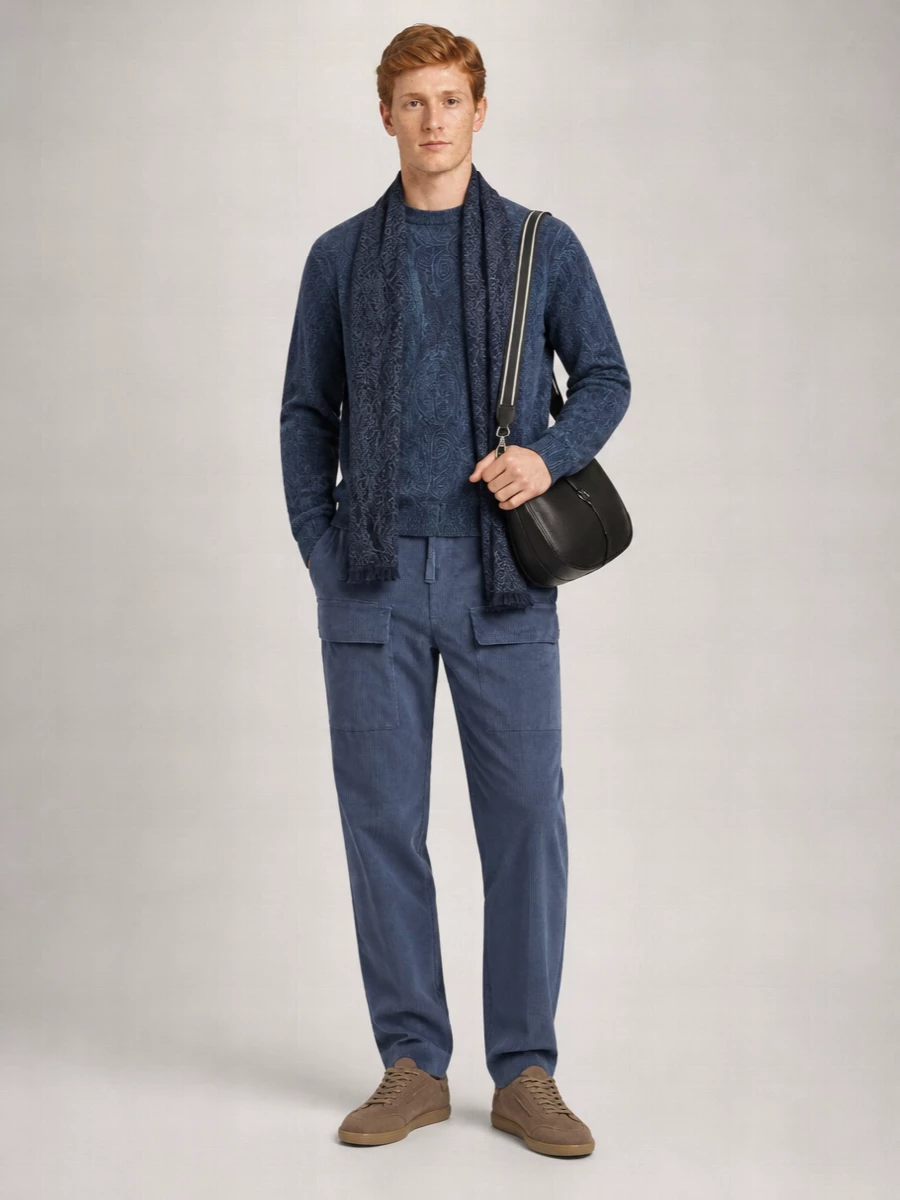 Etro Corduroy Regular-Fit Trousers