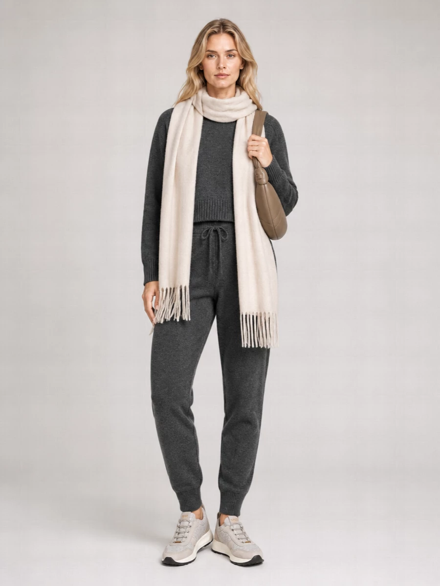 Loulou Studio Cashmere-Blend Ribbed Crew-Neck Sweater