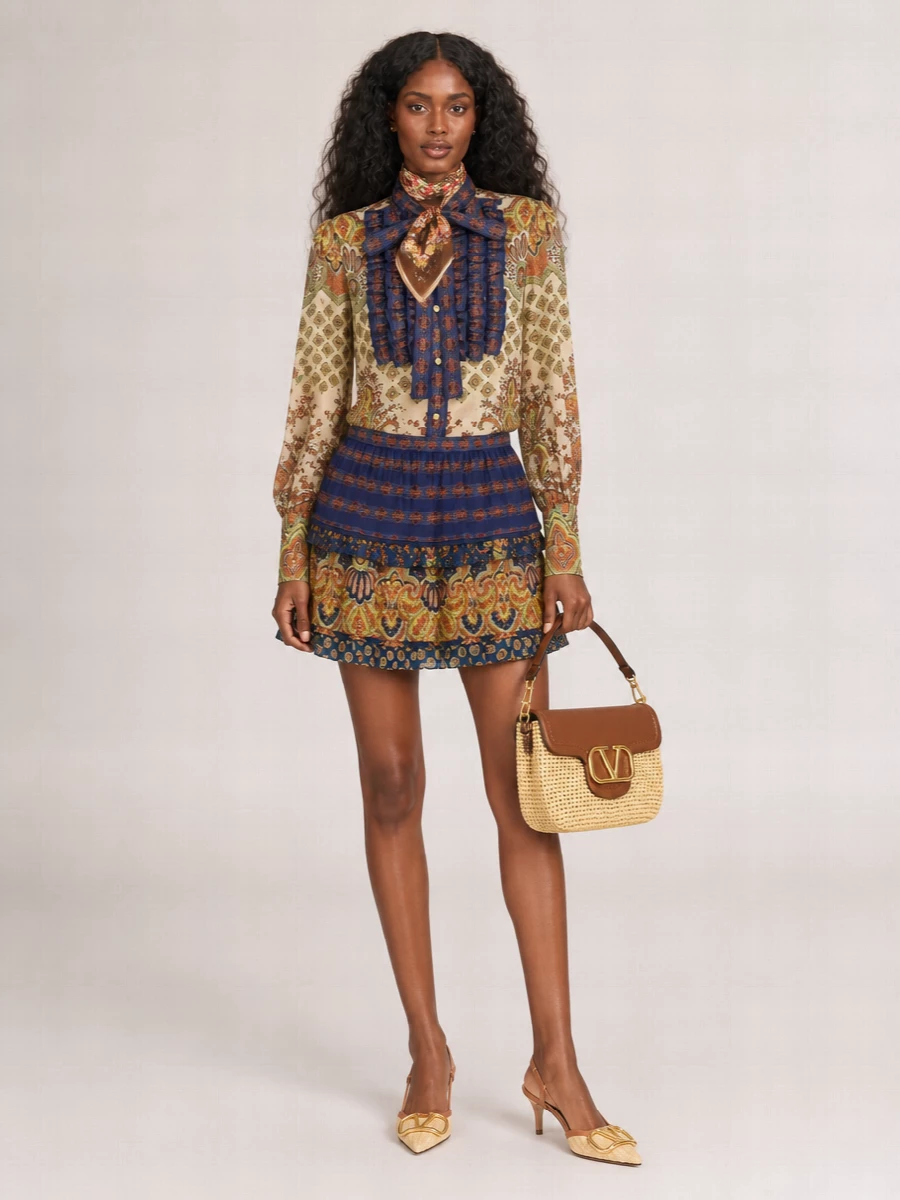 Valentino Garavani Printed Cotton Shirt