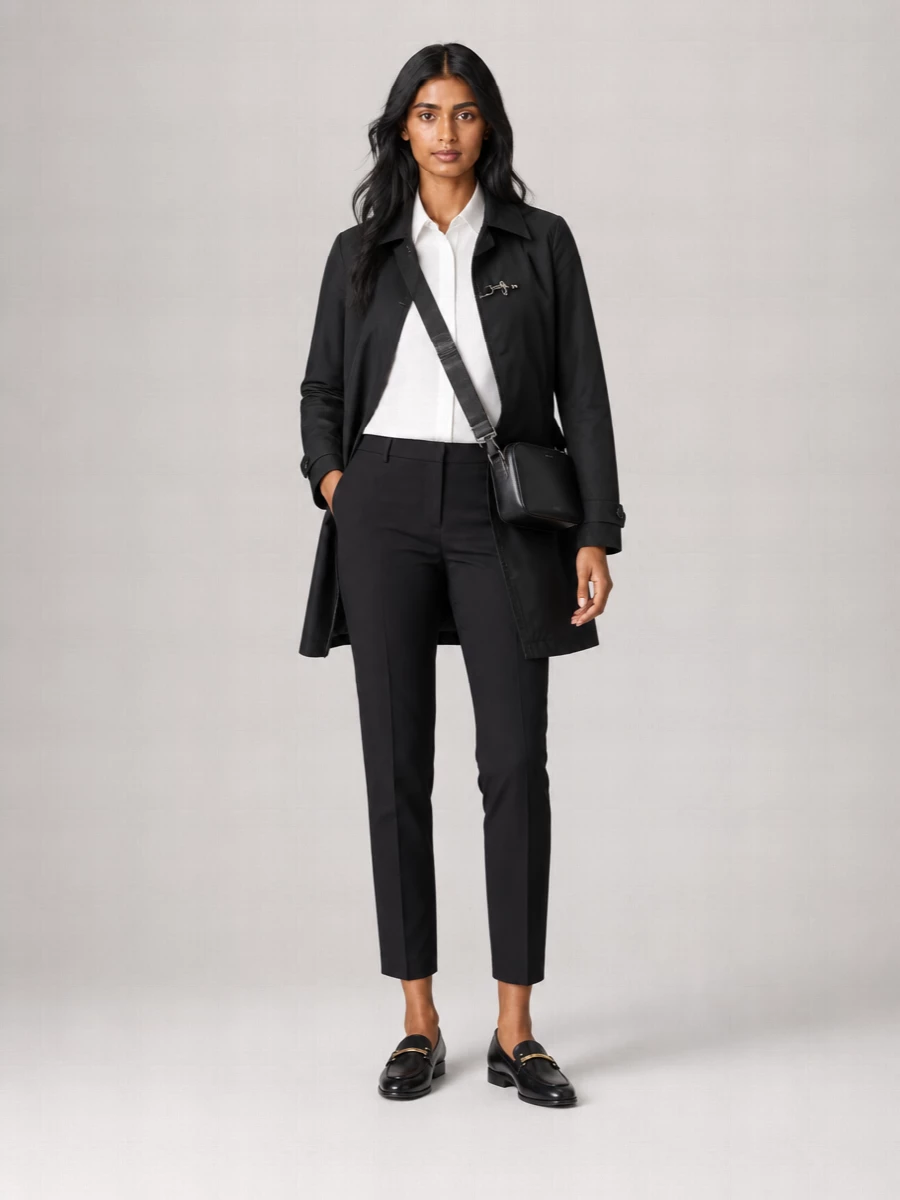 Fay Wool Single Breasted Coat