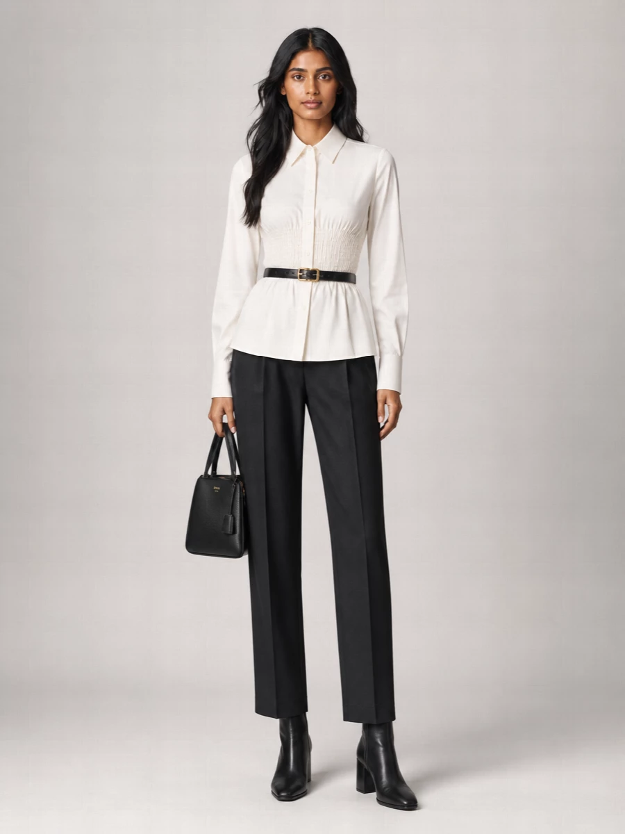 Prada high-rise tailored trousers