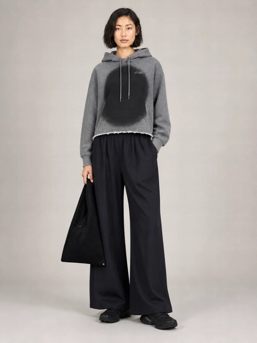 Mm6 Maison Margiela Cotton Logo Print Hoodie