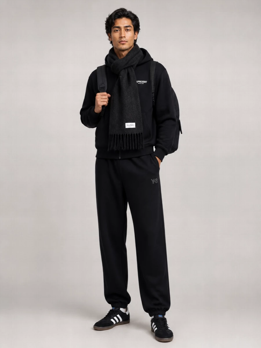 Represent Cotton Zip-Up Hoodie