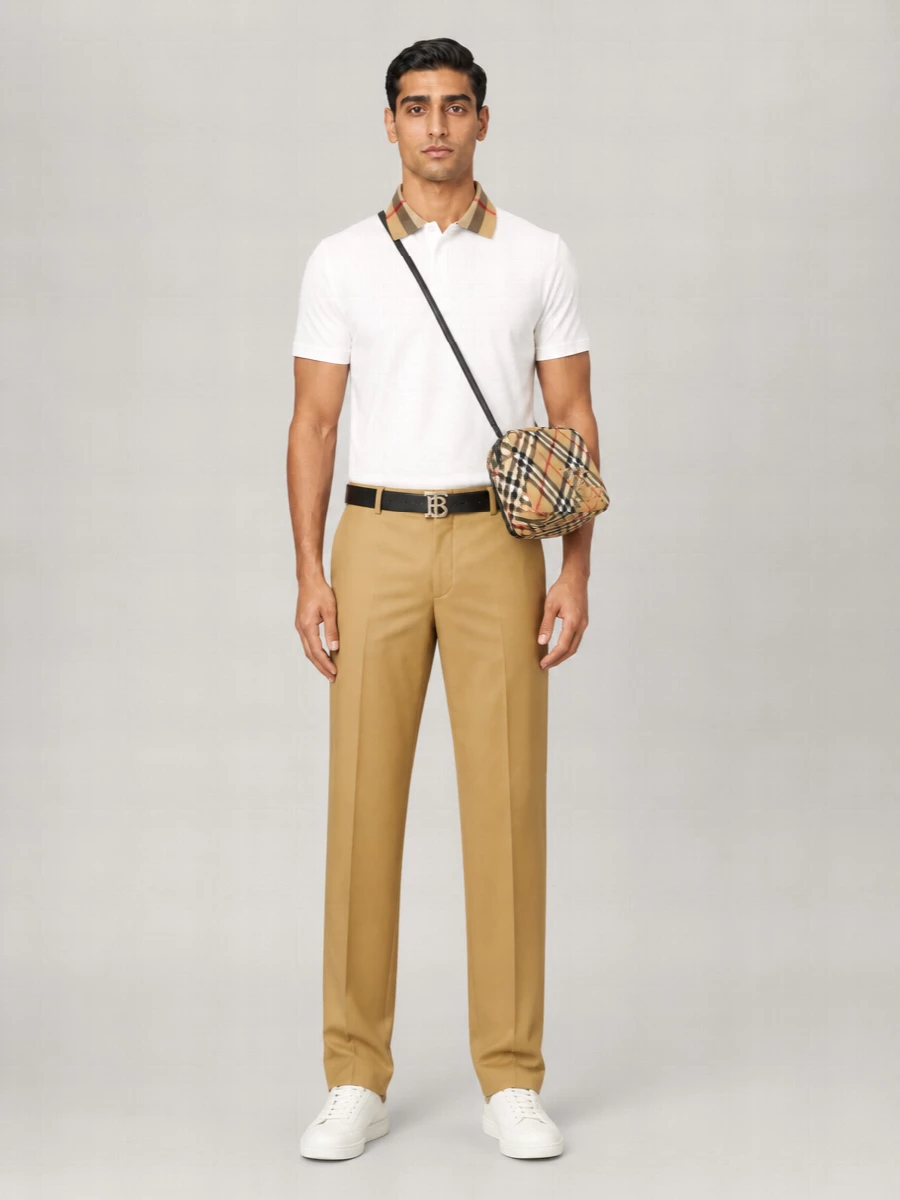 Burberry Cotton Piqué Polo Shirt