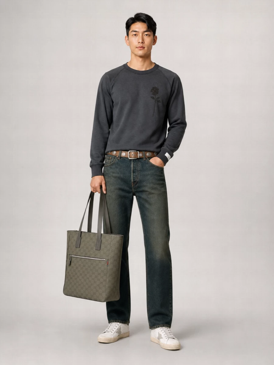 Golden Goose Denim Straight-Leg Jeans