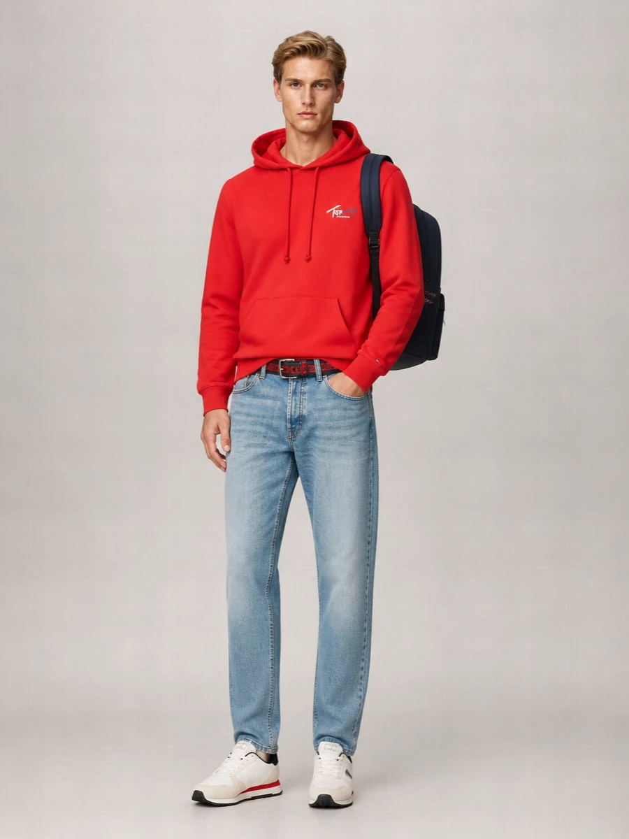 Tommy Hilfiger Leather Low-Top Sneakers