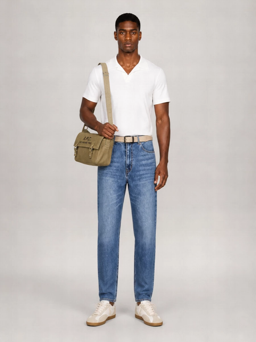 A.p.c. Canvas Shoulder Bag