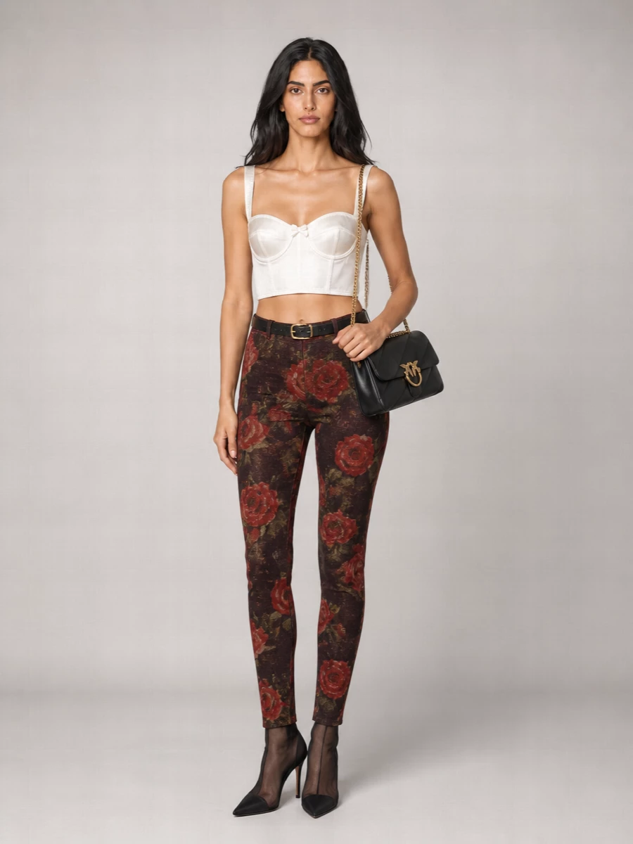 Dolce&Gabbana Floral-Print Nylon Tights
