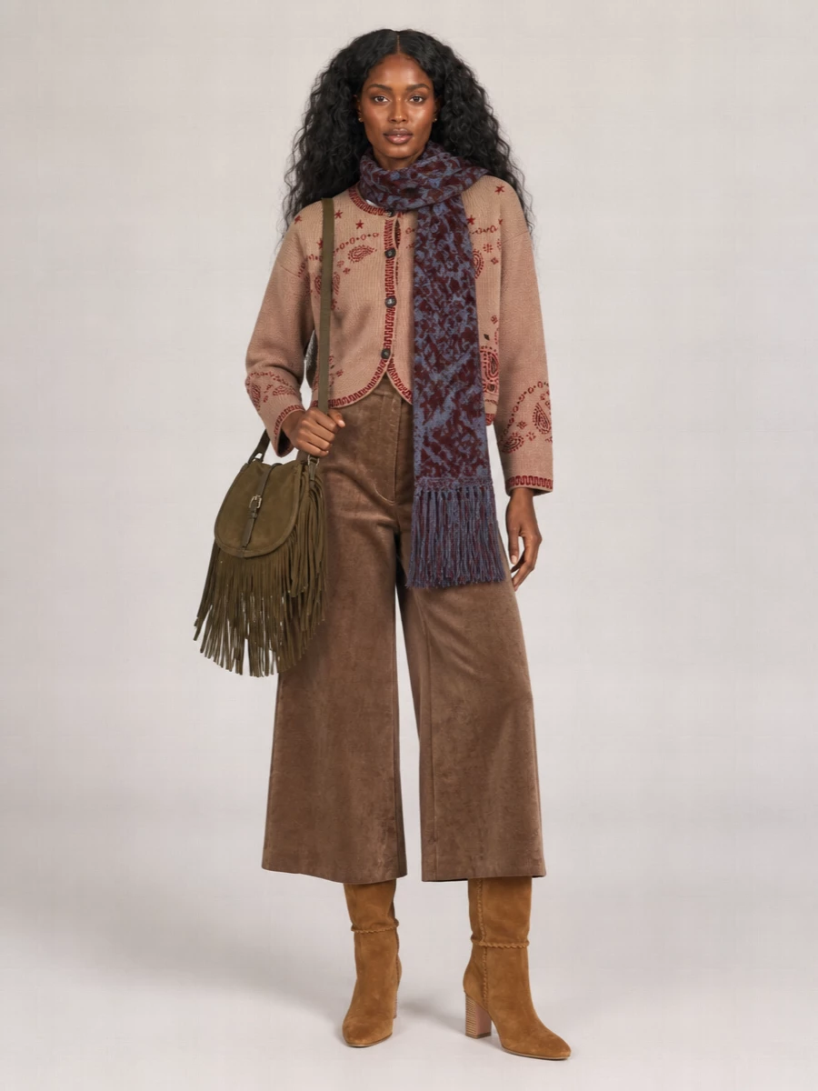 Etro Wool Jacquard Scarf