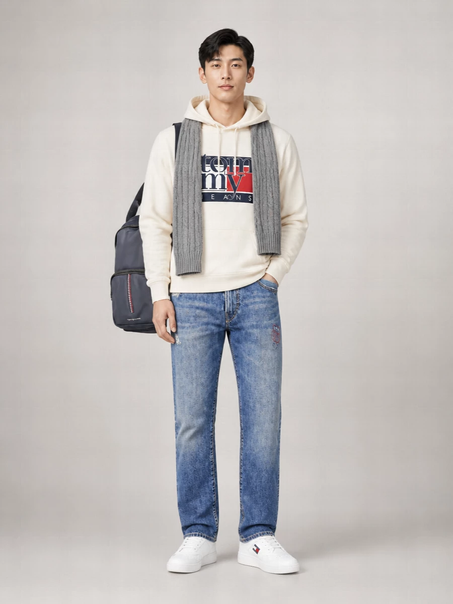 Tommy Hilfiger Cotton Relaxed-Fit Hoodie