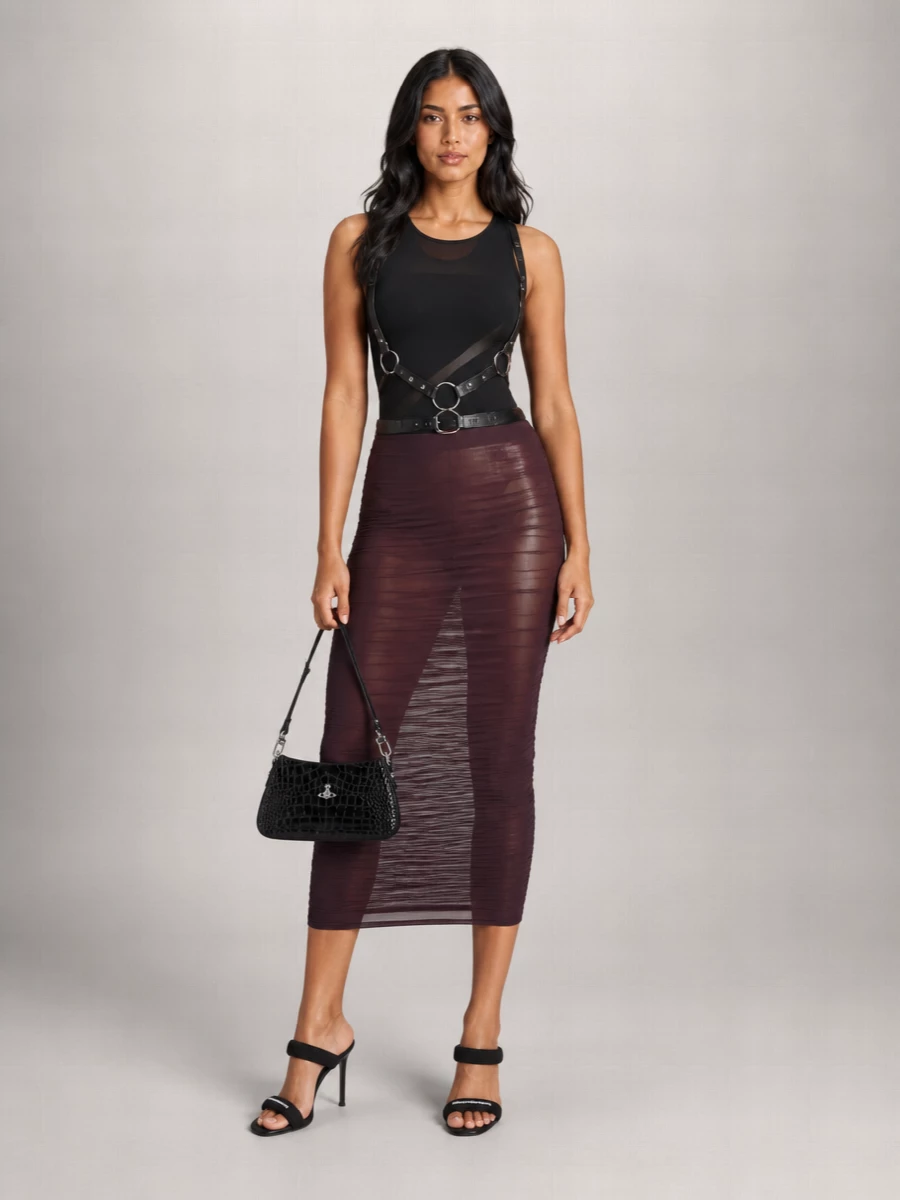 Wolford Sheer Fitted Skirt