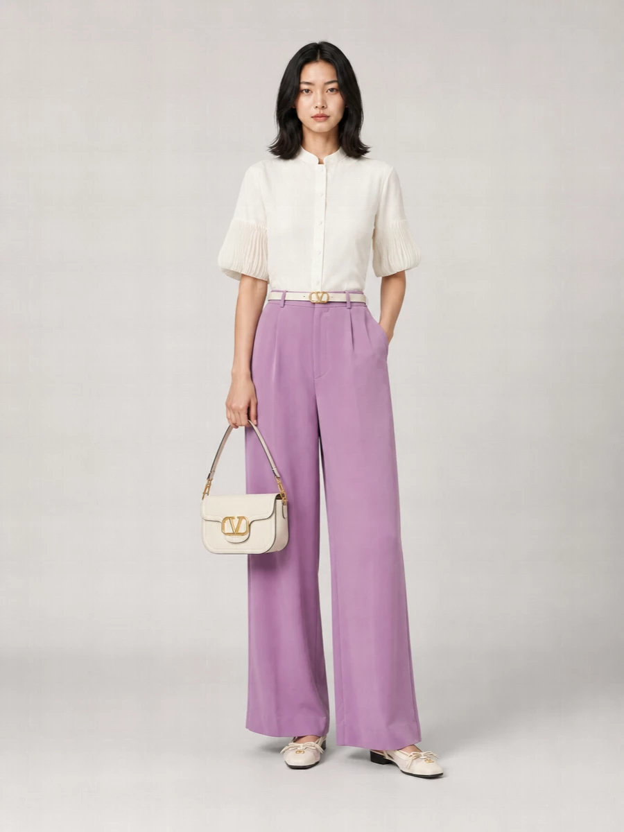 Valentino Garavani Wide-Leg Trousers