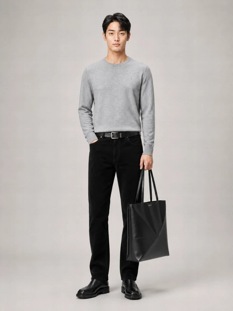 Saint Laurent Cashmere Crewneck Sweater
