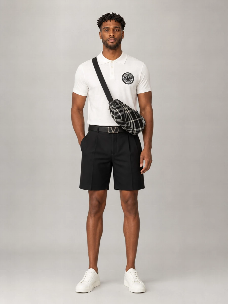 Balmain Cotton Short-Sleeve Polo Shirt