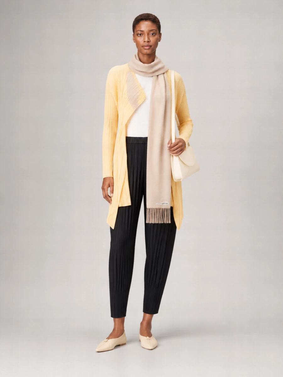 Pleats Please Issey Miyake Mellow Pleats Cardigan
