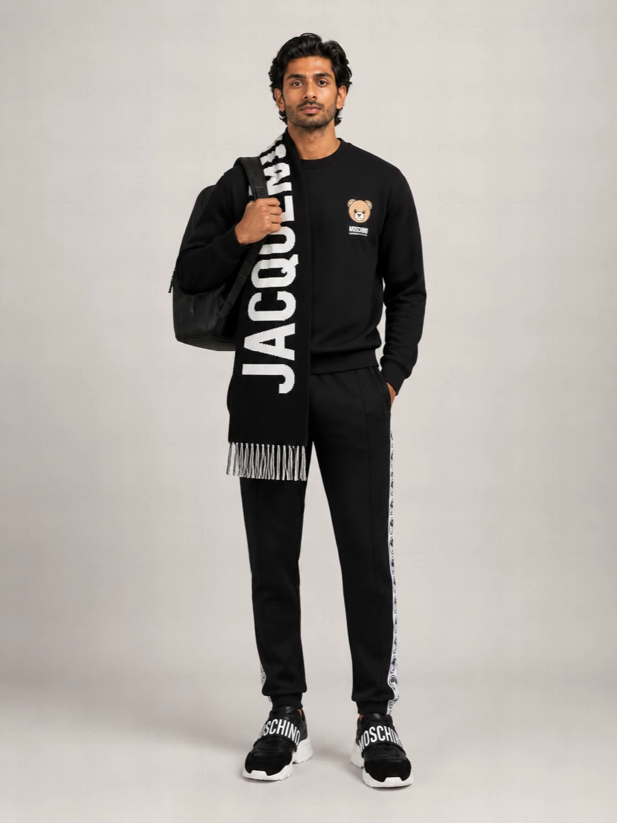 Jacquemus Wool Logo Scarf