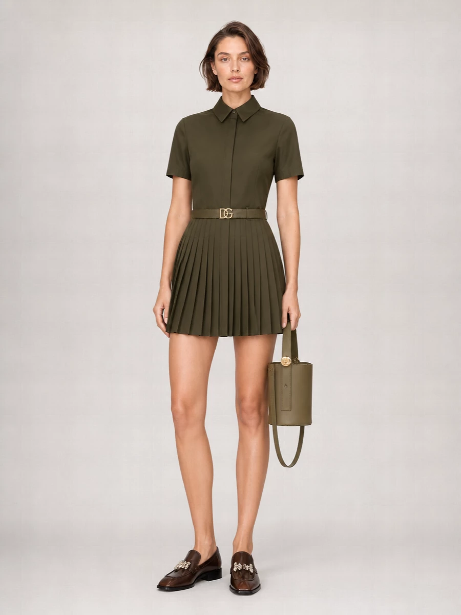 Loewe Cotton Blend Mini Dress
