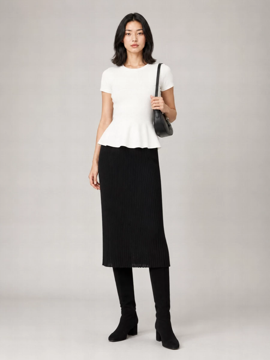 Aeyde Suede Leather Knee-High Boots