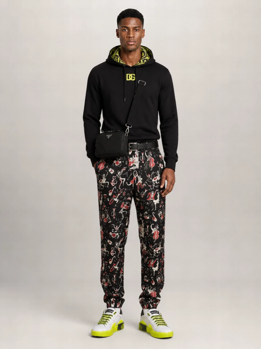 Dolce&Gabbana Cotton Hooded Sweatshirt