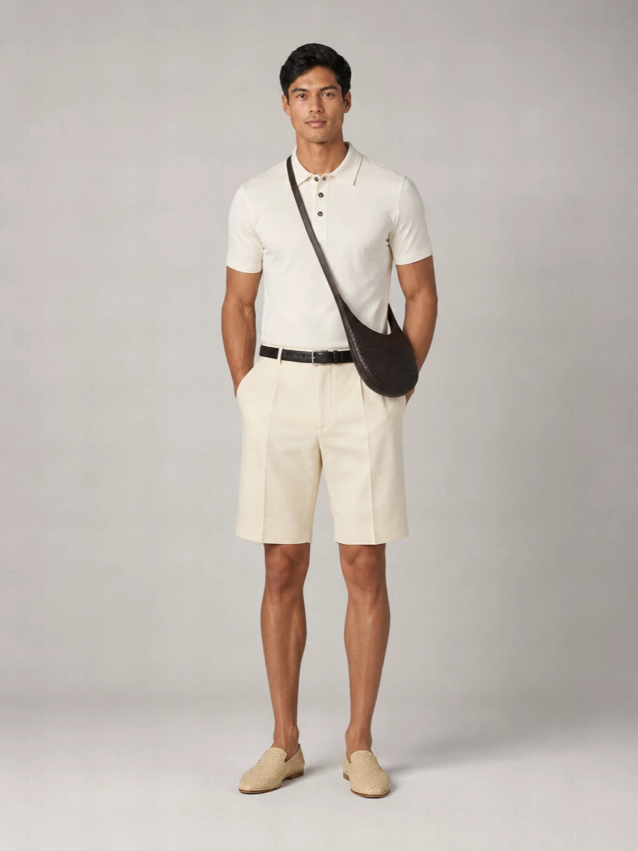 Bottega Veneta Side-Slit Hemline Polo Shirt
