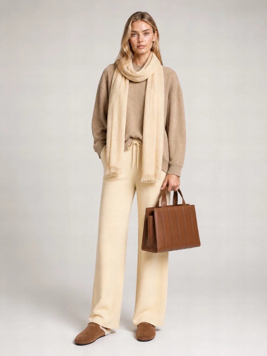 Max Mara Cashmere Relaxed Wide-Leg Pants