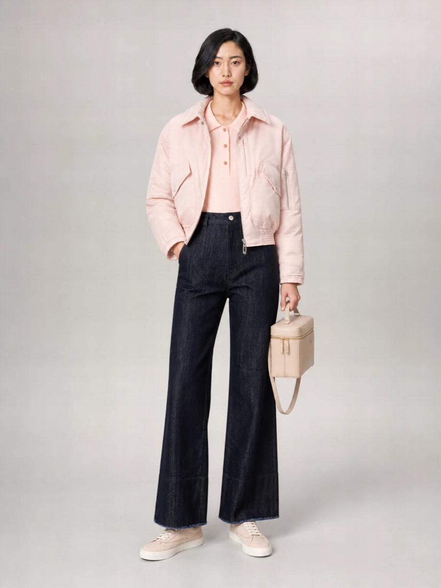 Victoria Beckham Padded Bomber Jacket
