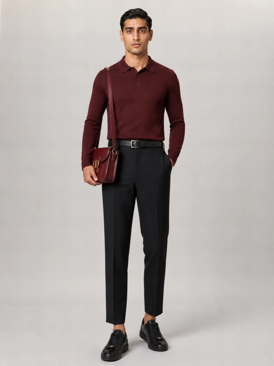 Valentino Garavani Wool Polo Shirt