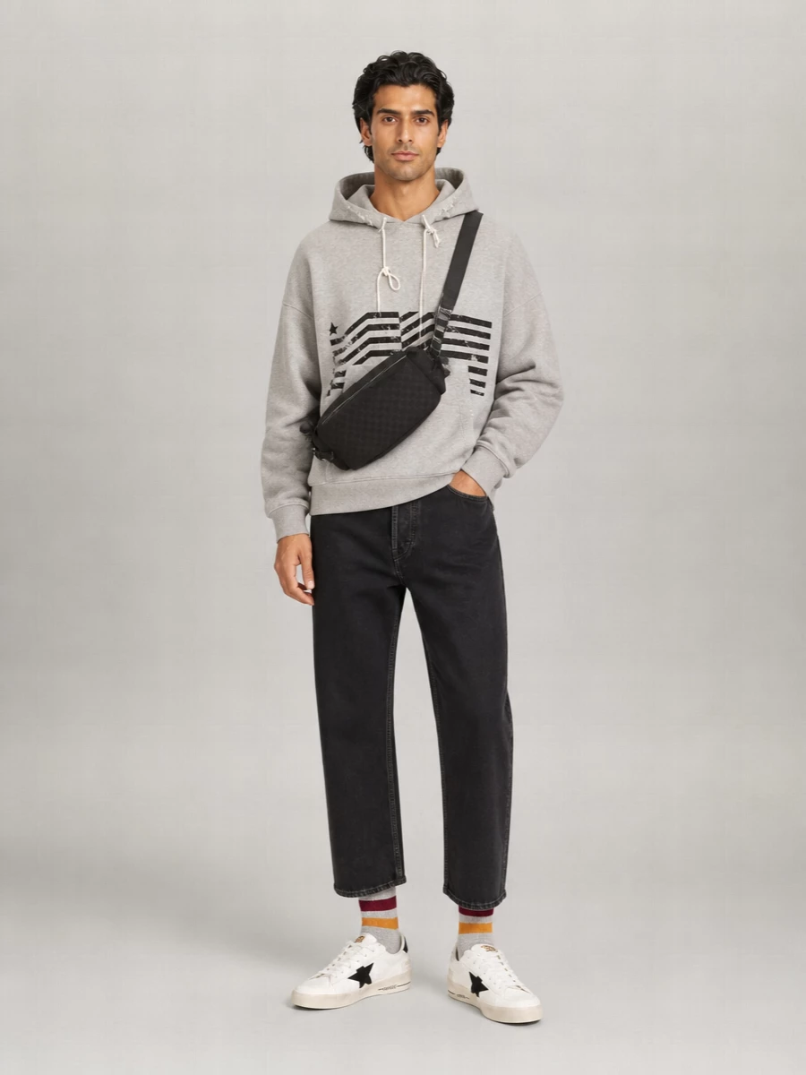 Golden Goose Cotton Printed Hoodie