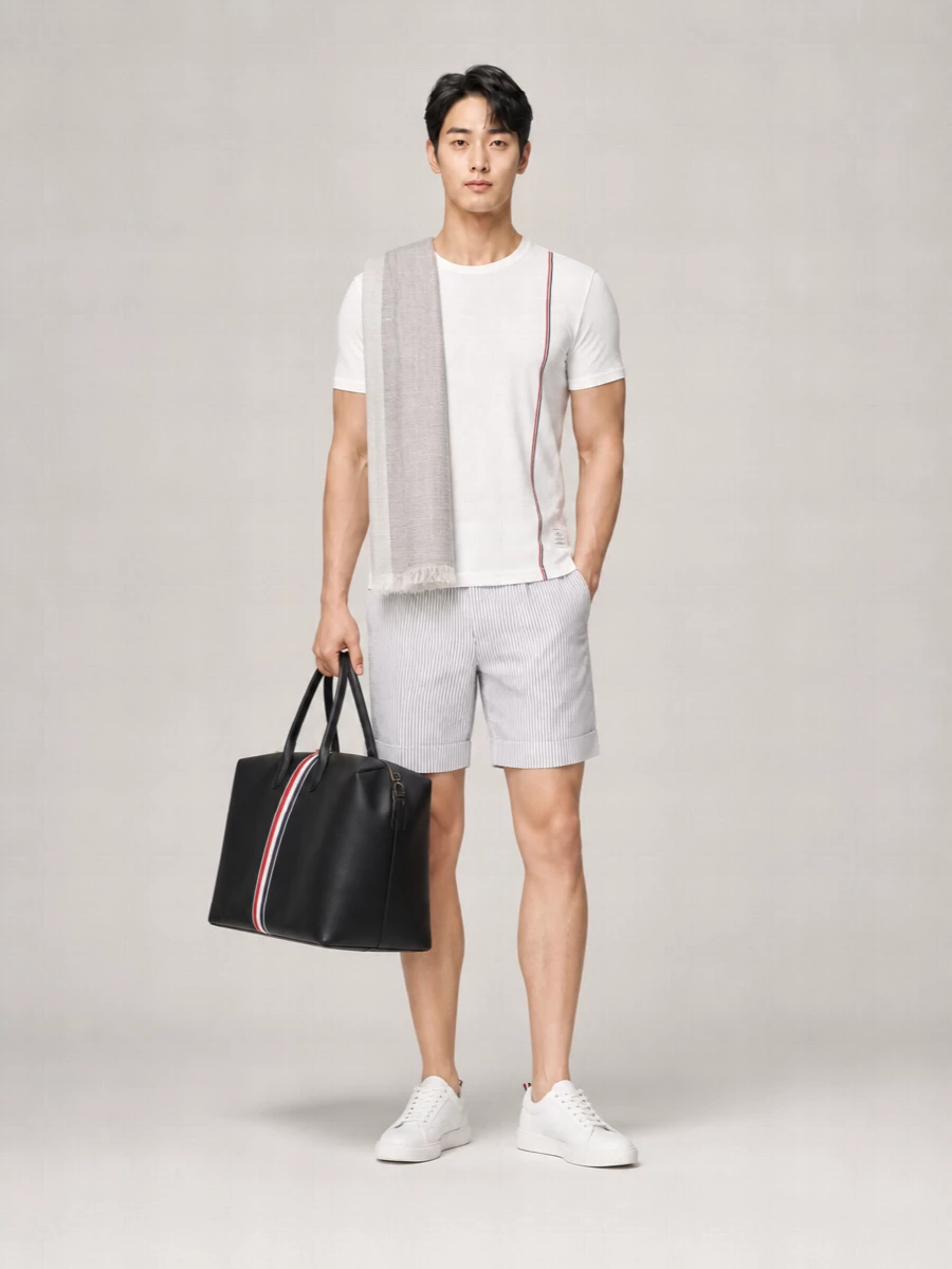 Thom Browne Cotton Short-Sleeve T-Shirt