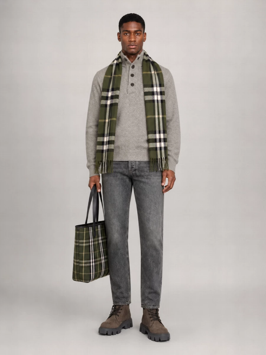 Barbour half zip knit sweater