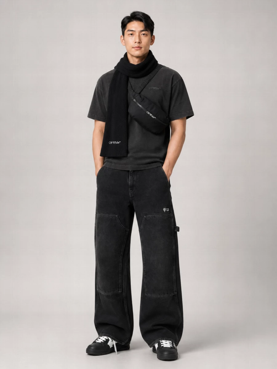 Off-White Cotton T-Shirt